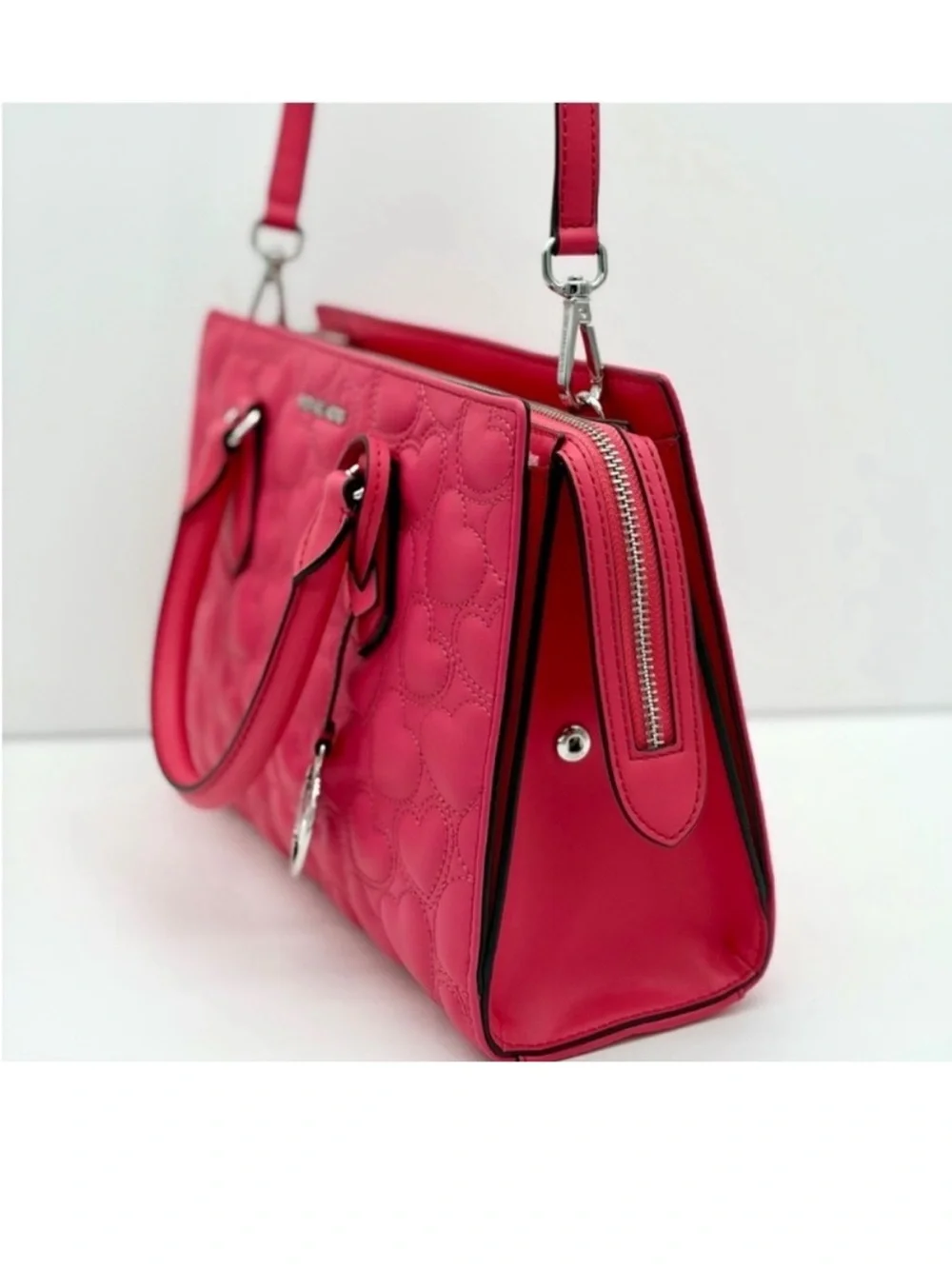 MICHAEL KORS Sheila Medium Heart Embroidered Satchel Crossbody